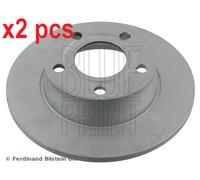 X2 PCS L&R SIDES REAR FITS AUDI A6 C5 1.8 T BRAKE DISC ADV184399 BLUE PRINT