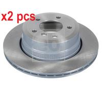 X2 PCS L&R SIDES REAR FITS BMW 5 525 XI BRAKE DISC 43894 FEBI BILSTEIN