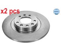 X2 PCS L&R SIDES REAR FITS CITROËN C4 GRAND BRAKE DISC 11155230015 MEYLE