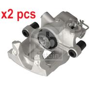 X2 PCS L&R SIDES REAR FITS CITROËN C5 III BRAKE CALIPER 181963 FEBI BILSTEIN