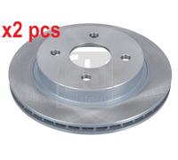 X2 PCS L&R SIDES REAR FITS FORD COUGAR 2.0 16V BRAKE DISC 05644 FEBI BILSTEIN