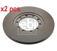 X2 PCS L&R SIDES REAR FITS FORD TRANSIT VAN 2.3 BRAKE DISC 40779 FEBI BILSTEIN