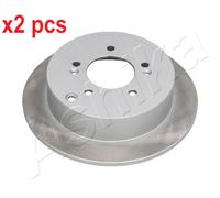 ASHIKA REAR 2 X BRAKE DISC 610H003C FOR HYUNDAI KIA