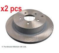 X2 PCS L&R SIDES REAR FITS INFINITI FX 35 BRAKE DISC ADN143122 BLUE PRINT