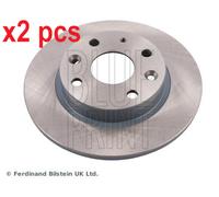 X2 PCS L&R SIDES REAR FITS MAZDA 323 C MK IV 1.3 BRAKE DISC ADM54339 BLUE PRINT