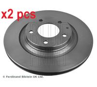 X2 PCS L&R SIDES REAR FITS MAZDA RX-8 1.3 BRAKE DISC ADM543121 BLUE PRINT
