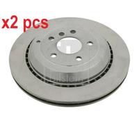X2 PCS L&R SIDES REAR FITS MERCEDES-BENZ GL-CLASS BRAKE DISC 24748 FEBI BILSTEIN