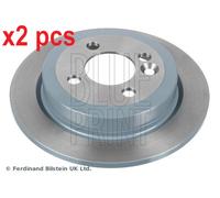X2 PCS L&R SIDES REAR FITS MINI MINI ONE BRAKE DISC ADG04375 BLUE PRINT