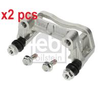 X2 PCS L&R SIDES REAR FITS OPEL BRACKET, BRAKE CALIPER 198805 FEBI BILSTEIN