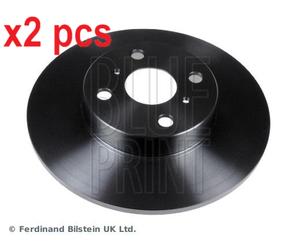 X2 PCS L&R SIDES REAR FITS TOYOTA MR2 I 1.6 16V BRAKE DISC ADT34351 BLUE PRINT