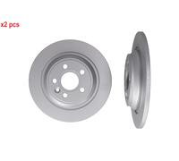 X2 PCS L&R SIDES REAR FITS VOLVO S60 II T3 BRAKE DISC 103176 KAMOKA