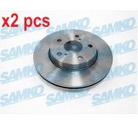 X2 PCS L&R SIDES T2054V BRAKE DISC LPR