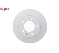 X2 PCS REAR AXLE 0 986 479 717 BRAKE DISC BOSCH