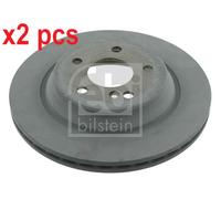 X2 PCS REAR AXLE 23177 BRAKE DISC FEBI BILSTEIN