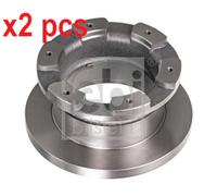 X2 PCS REAR AXLE 29161 BRAKE DISC FEBI BILSTEIN