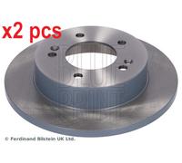 X2 PCS REAR AXLE ADG043156 BRAKE DISC BLUE PRINT