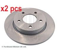 X2 PCS REAR AXLE ADM543115 BRAKE DISC BLUE PRINT