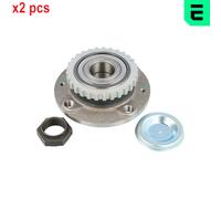 X2 PCS REAR AXLE BOTH SIDES L&R FITS CITROËN WHEEL BEARING KIT 602345 OPTIMAL