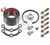X2 PCS REAR AXLE LEFT BOTH SIDES L&R WHEEL BEARING KIT 04178 FEBI BILSTEIN