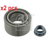 X2 PCS REAR AXLE LEFT BOTH SIDES L&R WHEEL BEARING KIT 07932 FEBI BILSTEIN