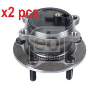 X2 PCS REAR AXLE LEFT BOTH SIDES L&R WHEEL BEARING KIT 101370 FEBI BILSTEIN
