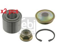 X2 PCS REAR AXLE LEFT BOTH SIDES L&R WHEEL BEARING KIT 24780 FEBI BILSTEIN