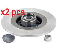 X2 PCS REAR AXLE RIGHT KF155.78U BRAKE DISC SNR