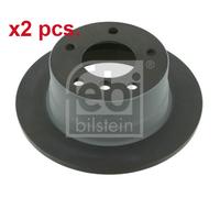 X2 PCS REAR BRAKE DISC PAIR L&R 23555 FEBI BILSTEIN I