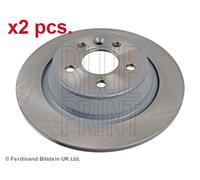 X2 PCS REAR BRAKE DISC PAIR L&R ADF124301 BLUE PRINT I