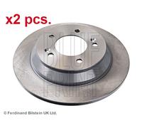 X2 PCS REAR BRAKE DISC PAIR L&R ADG043210 BLUE PRINT I