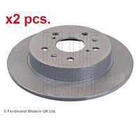 X2 PCS REAR BRAKE DISC PAIR L&R ADK84331 BLUE PRINT I