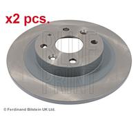 X2 PCS REAR BRAKE DISC PAIR L&R ADM54328 BLUE PRINT I