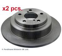 X2 PCS REAR BRAKE DISC PAIR L&R ADS74307 BLUE PRINT I