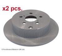 X2 PCS REAR BRAKE DISC PAIR L&R ADT343145 BLUE PRINT I