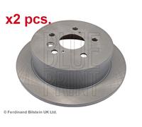X2 PCS REAR BRAKE DISC PAIR L&R ADT343171 BLUE PRINT I