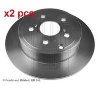 X2 PCS REAR BRAKE DISC PAIR L&R ADT343196 BLUE PRINT I