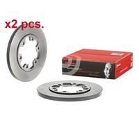 X2 PCS REAR BRAKE DISC ROTORS SET L&R SIDES 08.C540.11 BREMBO I
