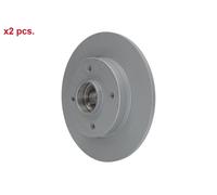 X2 PCS REAR BRAKE DISC ROTORS SET L&R SIDES 24.0109-0100.2 ATE I
