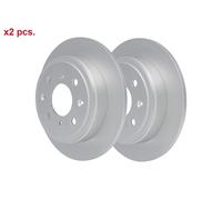 X2 PCS REAR BRAKE DISC ROTORS SET L&R SIDES 24.0109-0111.1 ATE I