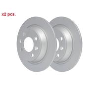 X2 PCS REAR BRAKE DISC ROTORS SET L&R SIDES 24.0109-0130.1 ATE I
