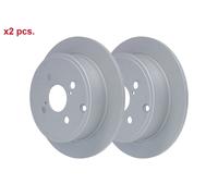 X2 PCS REAR BRAKE DISC ROTORS SET L&R SIDES 24.0109-0138.1 ATE I