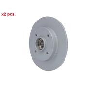 X2 PCS REAR BRAKE DISC ROTORS SET L&R SIDES 24.0109-0171.2 ATE I