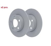 X2 PCS REAR BRAKE DISC ROTORS SET L&R SIDES 24.0109-0174.1 ATE I