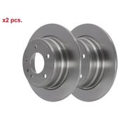 X2 PCS REAR BRAKE DISC ROTORS SET L&R SIDES 24.0110-0118.1 ATE I