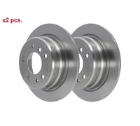 X2 PCS REAR BRAKE DISC ROTORS SET L&R SIDES 24.0110-0176.1 ATE I