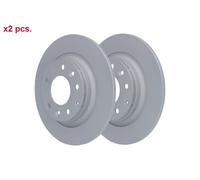 X2 PCS REAR BRAKE DISC ROTORS SET L&R SIDES 24.0110-0302.1 ATE I