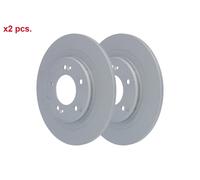 X2 PCS REAR BRAKE DISC ROTORS SET L&R SIDES 24.0110-0370.1 ATE I