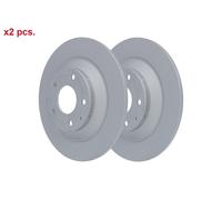 X2 PCS REAR BRAKE DISC ROTORS SET L&R SIDES 24.0110-0381.1 ATE I