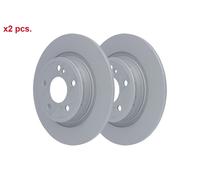 X2 PCS REAR BRAKE DISC ROTORS SET L&R SIDES 24.0110-0382.1 ATE I