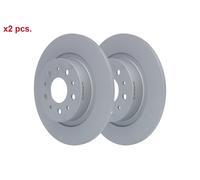 X2 PCS REAR BRAKE DISC ROTORS SET L&R SIDES 24.0110-0393.1 ATE I